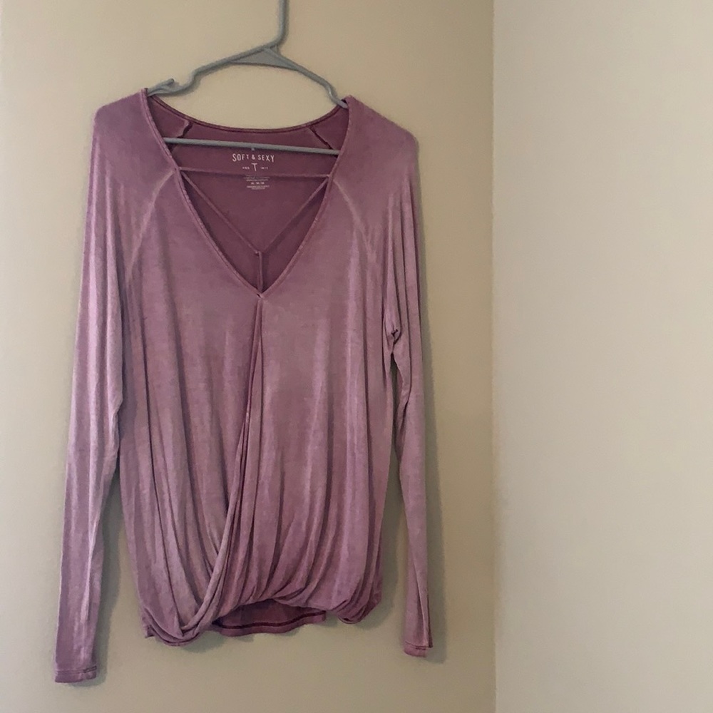 Pink American eagle long sleeve